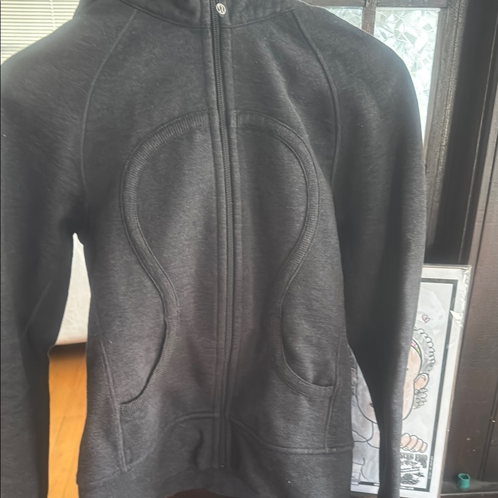 Black Zip-Up Hoodie